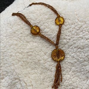 Italian Glass Bead Necklace